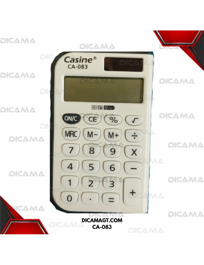 CALCULADORA DE BOLSILLO SOLAR CASINE CA-083