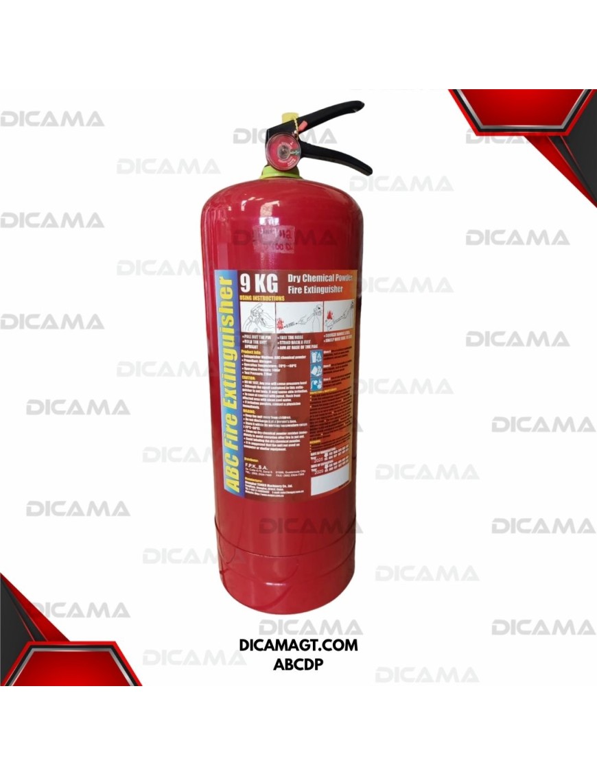 EXTINGUIDOR RECARGABLE ABC 19 LBS 9KG ABCDP