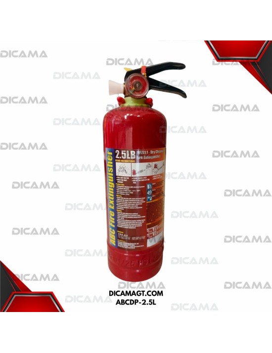 EXTINGUIDOR RECARGABLE ABC 2.5LB ABCDP-2.5L