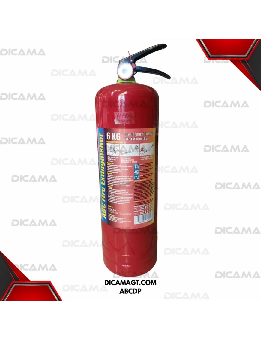 EXTINGUIDOR RECARGABLE ABC 13 LBS 6KG ABCDP