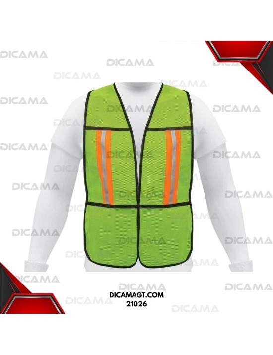 CHALECO SEGURIDAD AMARILLO PRETUL 21026