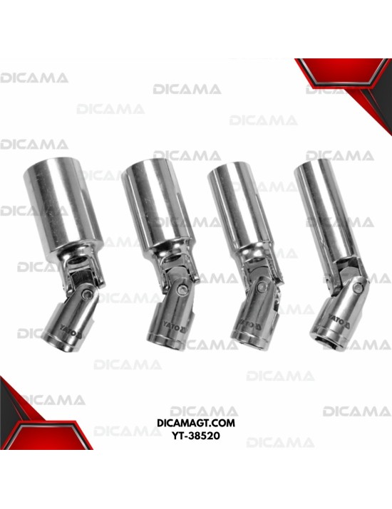 COPA PARA BUJIA JUEGO  4 PCS 3/8X21MM YATO YT-38520