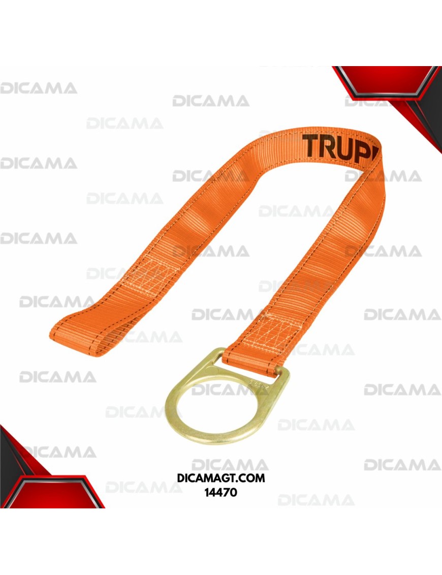 ANCLA DE CONEXION PARA ARNESE 59.83 106.50 2 14470 , 44 X 810 MM, A TRUPER 14470