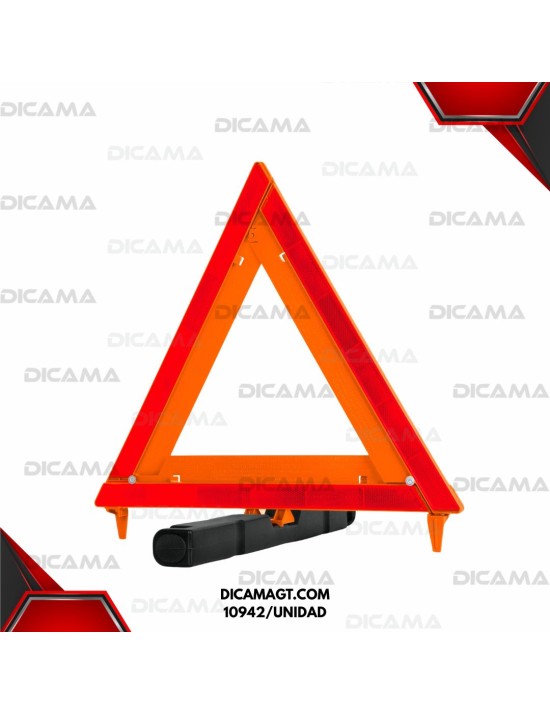 TRIANGULO REFLECTIVOS PLASTICO 43.5C TRUPER 10942/UNIDAD