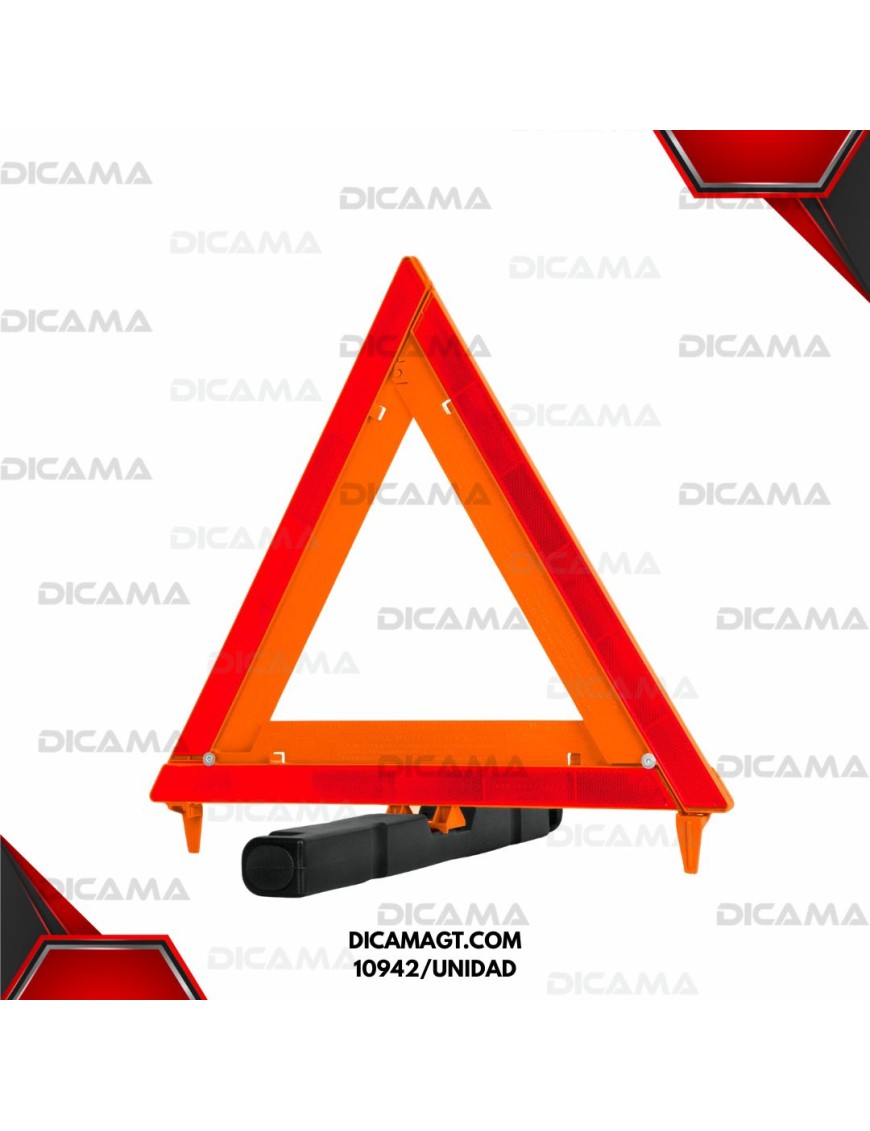 TRIANGULO REFLECTIVOS PLASTICO 43.5C TRUPER 10942/UNIDAD