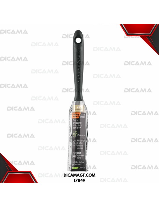 BROCHA 1/2 PROFESIONAL DE MANGO DE PLÁSTICO EXPERT TRUPER 17849
