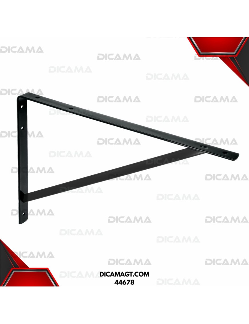 MMÉNSULA REFORZADA, 13X20 NEGRA TRUPER 44678