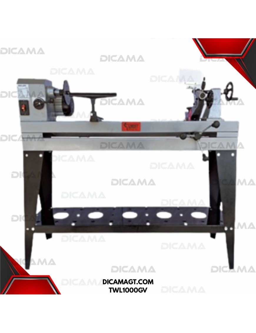 TORNO COPIADOR PARA MADERA CON BANCO 3/4HP 1 METRO 3,44 BBT TWL1000GV