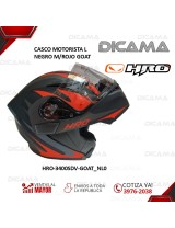 CASCO MOTORISTA L NEGRO M/ROJO GOAT HRO HRO-3400SDV-GOAT_NL