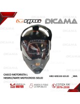 CASCO MOTORISTA L NEGRO/MATE MOTOCROSS SOLID HRO HRO-MX330-SOLID_NML