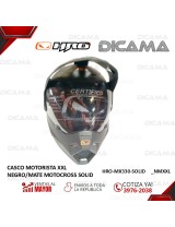 CASCO MOTORISTA XXL NEGRO/MATE MOTOCROSS HRO HRO-MX330-SOLID_NMXXL