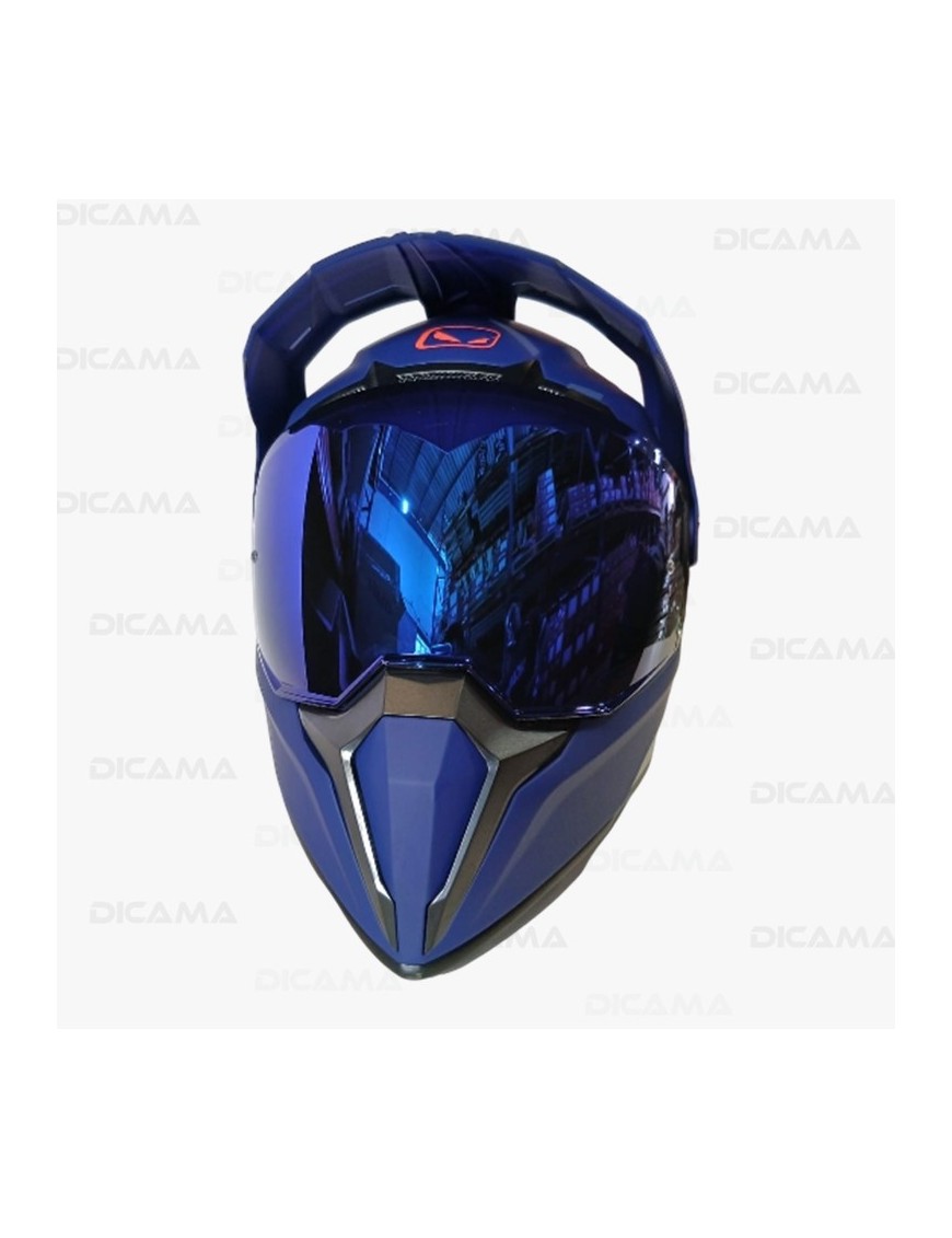 CASCO MOTORISTA L AZ M/SLV-V-IAZ SOLID HRO HRO-MX340-SOLID_AZMSL-VIRAZL