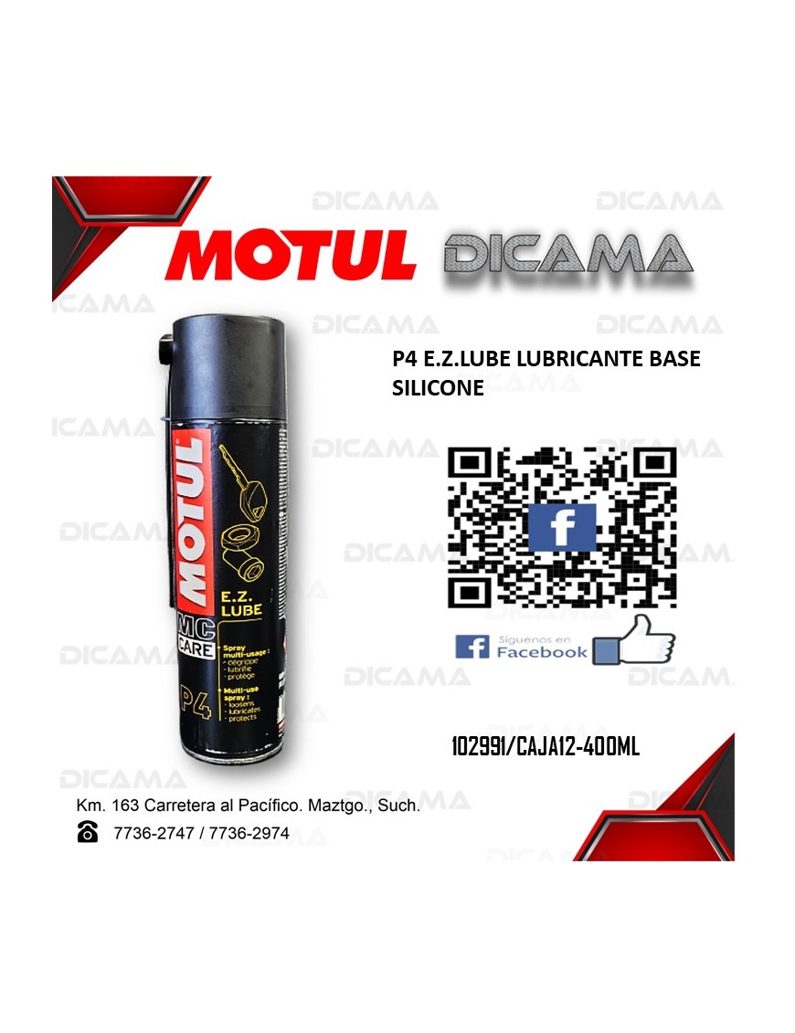 P4 E.Z.LUBE LUBRICANTE BASE SILICONE