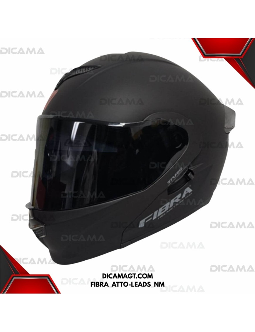 CASCO MOTORISTA XXL NEGRO CON LUZ FIBRA TERA FIBRA_ATTO-LEADS_NM