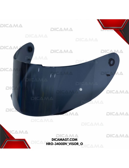 VISOR PARA CASCO MOTORISTA OSCURO 3400 HRO HRO-3400DV_VISOR_O