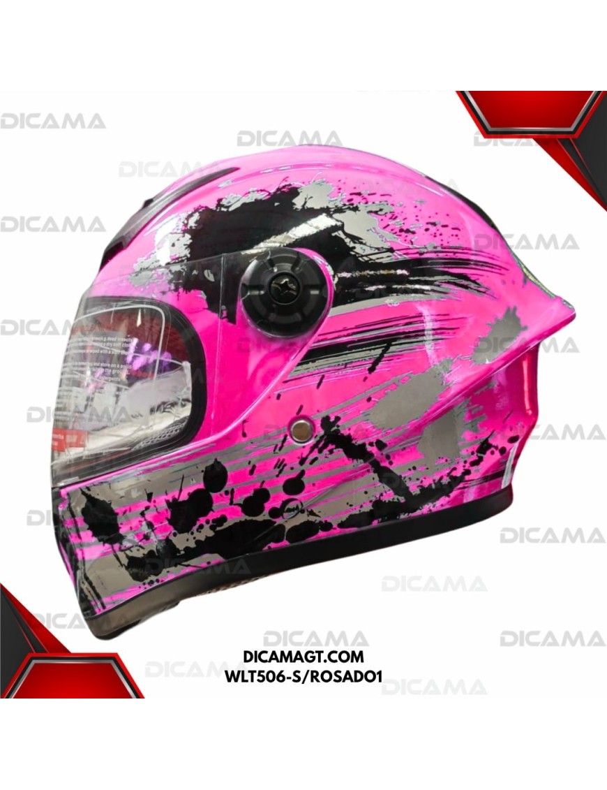CASCO MOTORISTA NIÑO ROSADA #1 S CHINO WLT506-S/ROSADO1