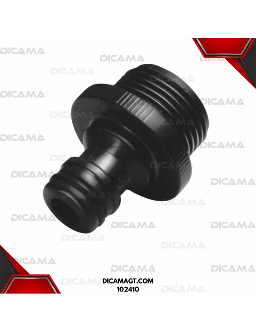 ADAPTADOR PLASTICO DE CONEXION RAPIDA MACHO DE 3/4 AKSI 102410