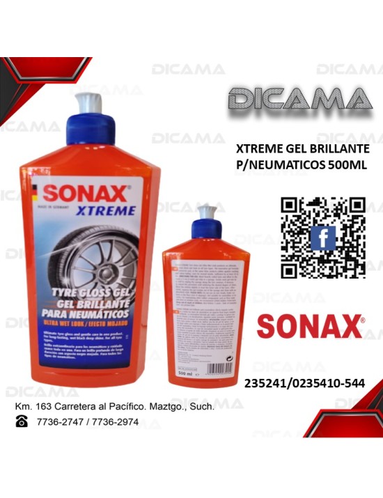 XTREME GEL BRILLANTE P/NEUMATICOS 500ML