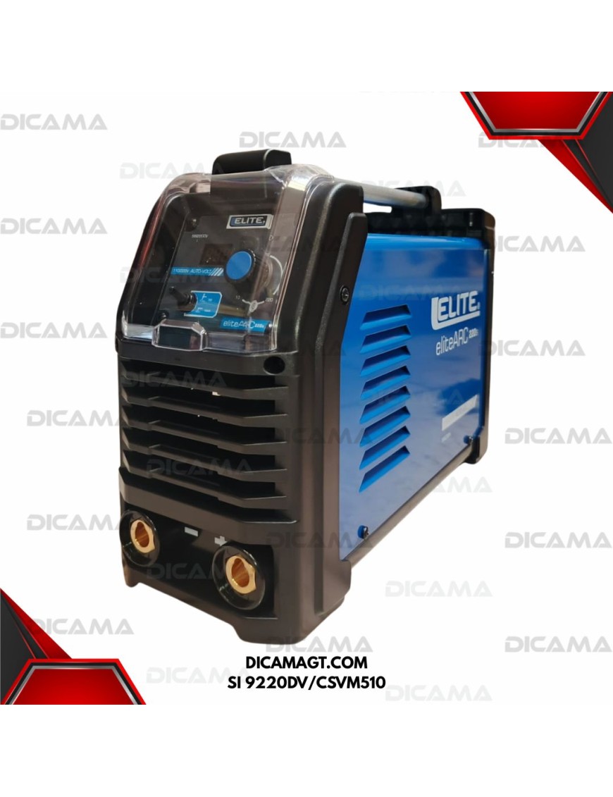 SOLDADORA 220 AMPERIOS INVERTER+CARETA+25DISCOS ELITE SI 9220DV/CSVM510