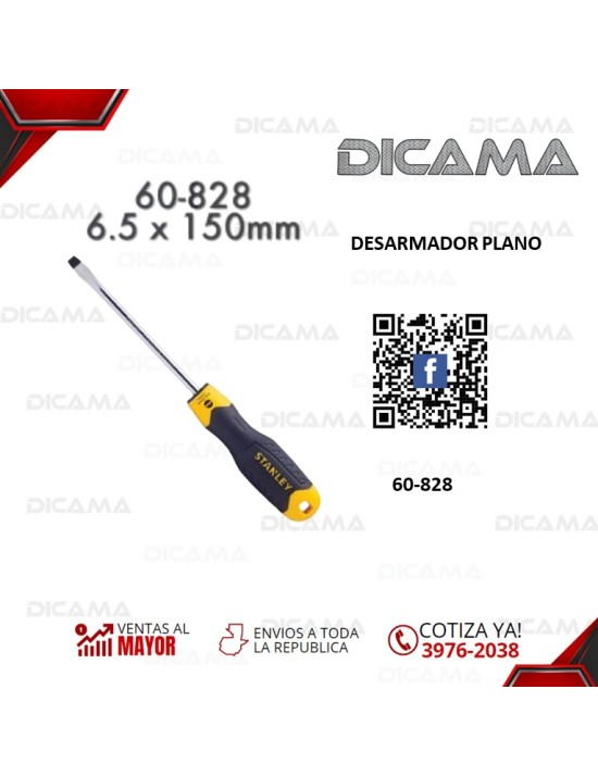 DESARMADOR PLANO 1/4X6" THRIFTY