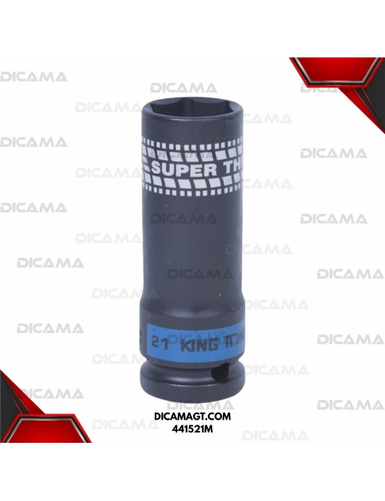 COPA  RAIZ 1/2 21MM IMPACTO LARGA KING TONY 441521M