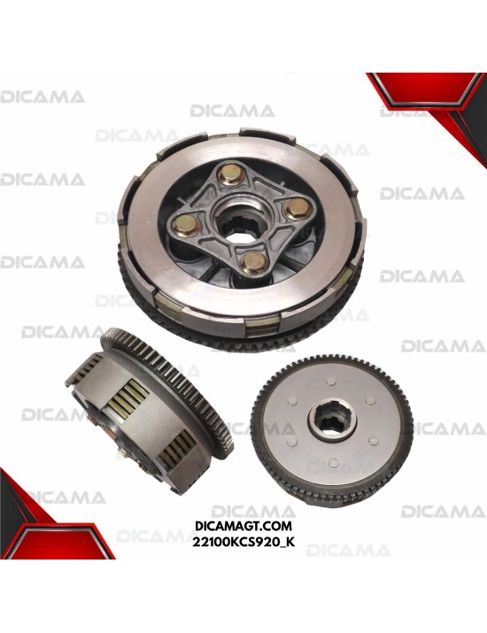 CANASTA DE CLUTCH COMPLETA HONDA CGL125 KIMTEC 22100KCS920_K
