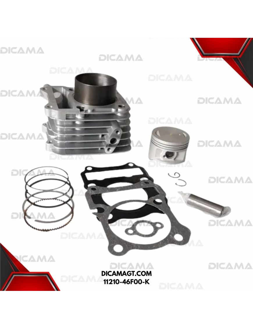 CILINDRO/PISTON GN-125 KIT CHINA 11210-46F00-K