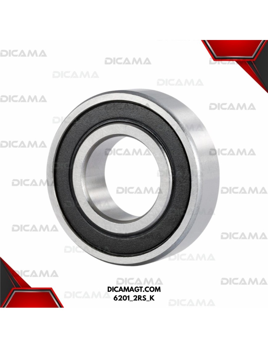 COJINETE 6201 SELLO DE HULE KIMTEC 6201_2RS_K