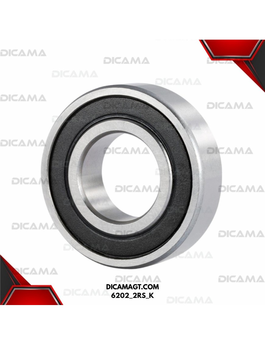 COJINETE 6202 SELLO DE HULE KIMTEC 6202_2RS_K