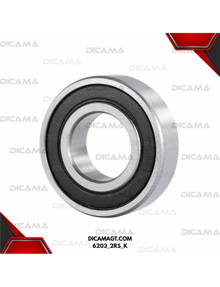 COJINETE 6203 DOBLE SELLO DE HULE KIMTEC 6203_2RS_K