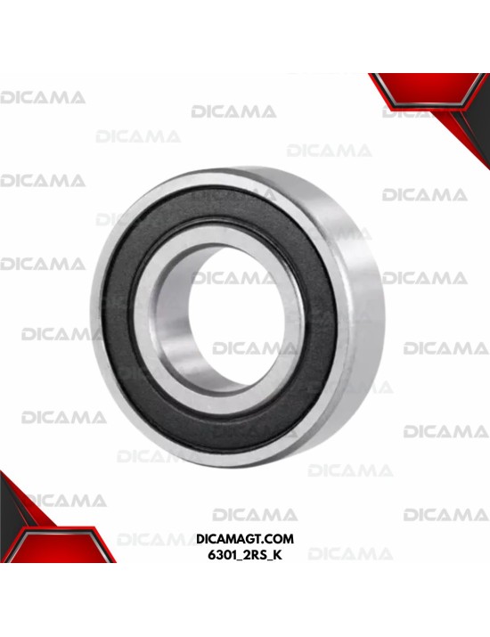 COJINETE 6301 SELLO DE HULE KIMTEC 6301_2RS_K