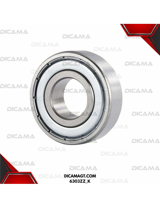 COJINETE 6303 D/SELLO METALICO KIMTEC 6303ZZ_K