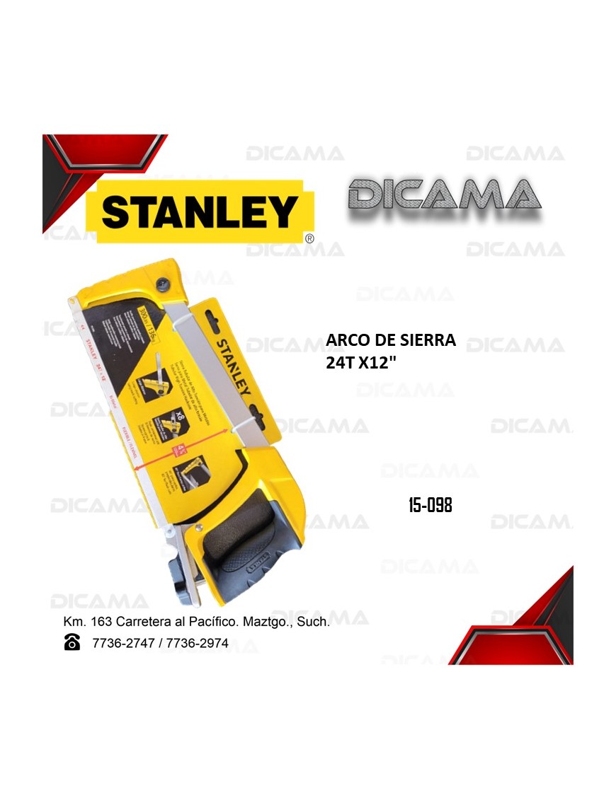 ARCO DE SIERRA 12"X24T