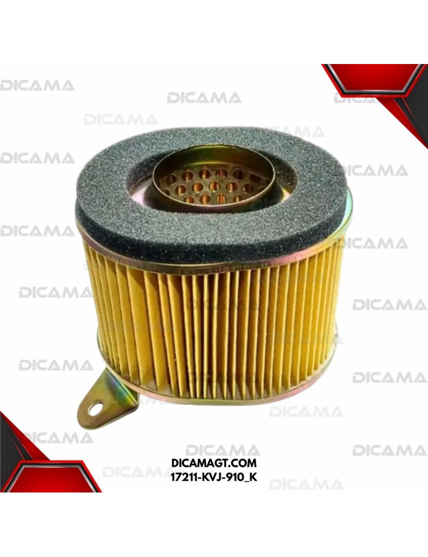 FILTRO DE AIRE MOTO HONDA ELITE 125 NEW KIMTEC 17211-KVJ-910_K