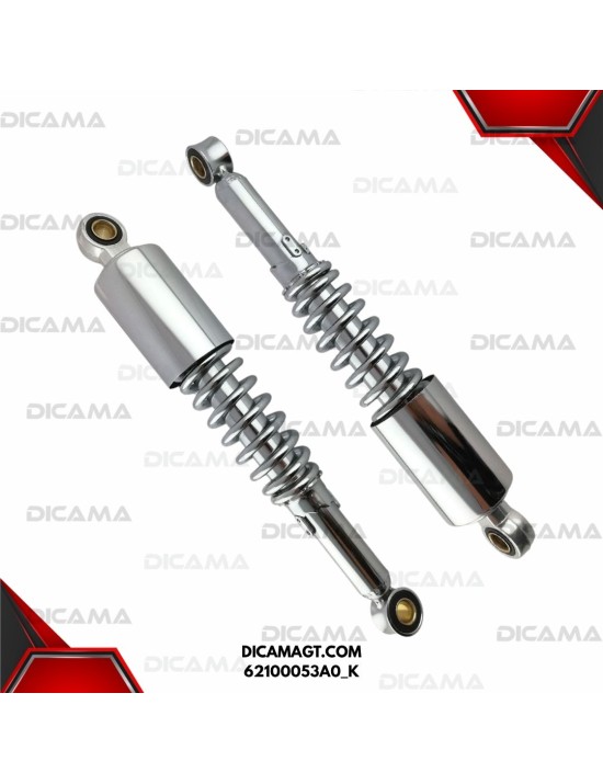 PAR DE SHOCKS TRASEROS SUZUKI GN-125F MODERNA KIMTEC 62100053A0_K