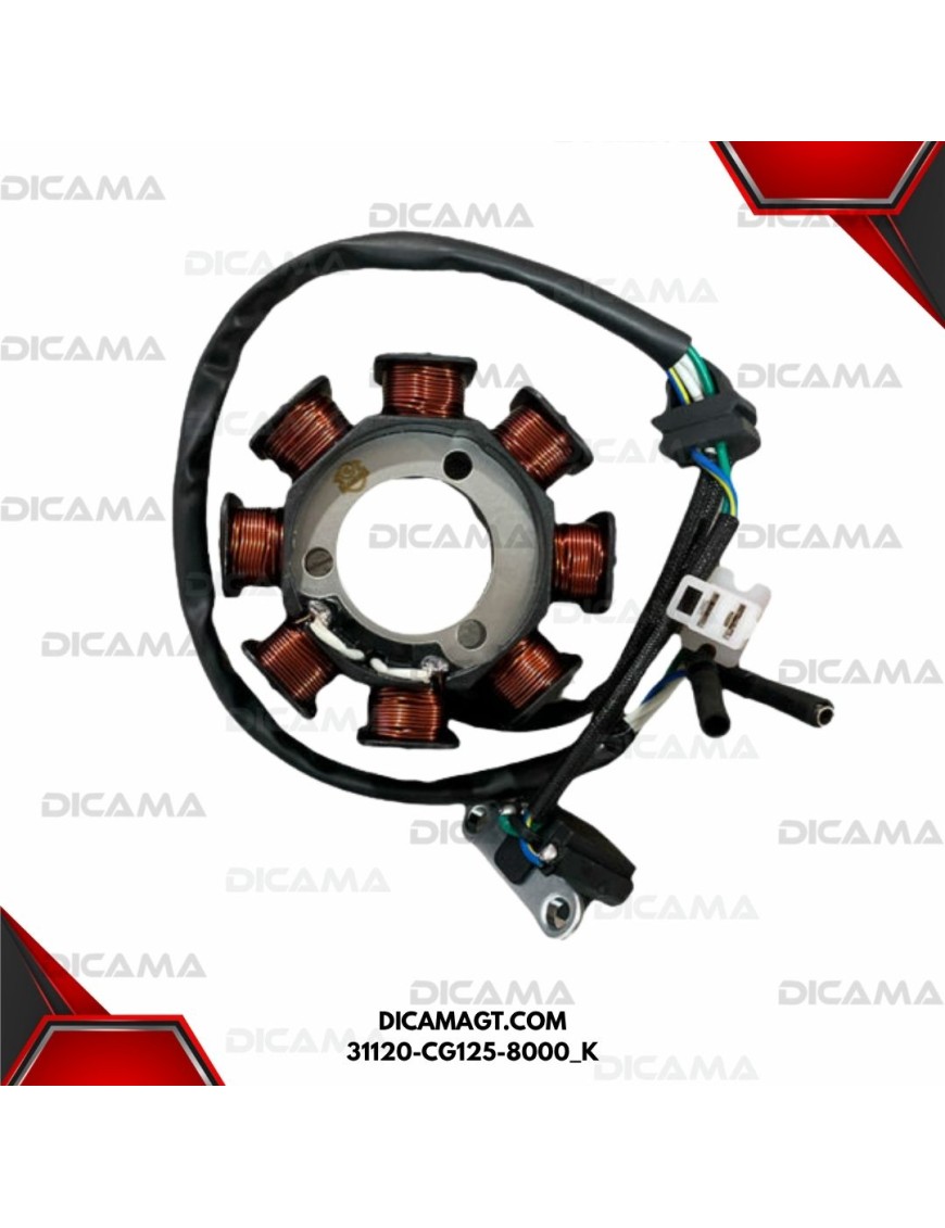 PLANTA MOTOS/SPORT CHINAS 8 BOBINAS KIMTEC 31120-CG125-8000_K
