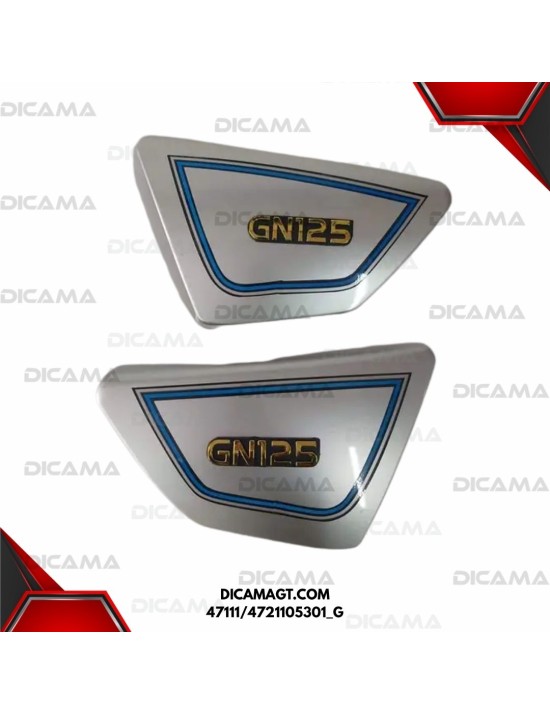 TAPADERAS SUZUKI  GN-125 PAR GRIS KIMTEC 47111/4721105301_G