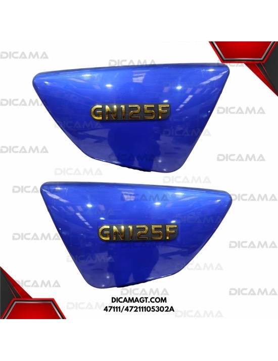 TAPADERAS SUZUKI  GN-125F PAR AZUL MODERNA CHINAS 47111/47211105302A