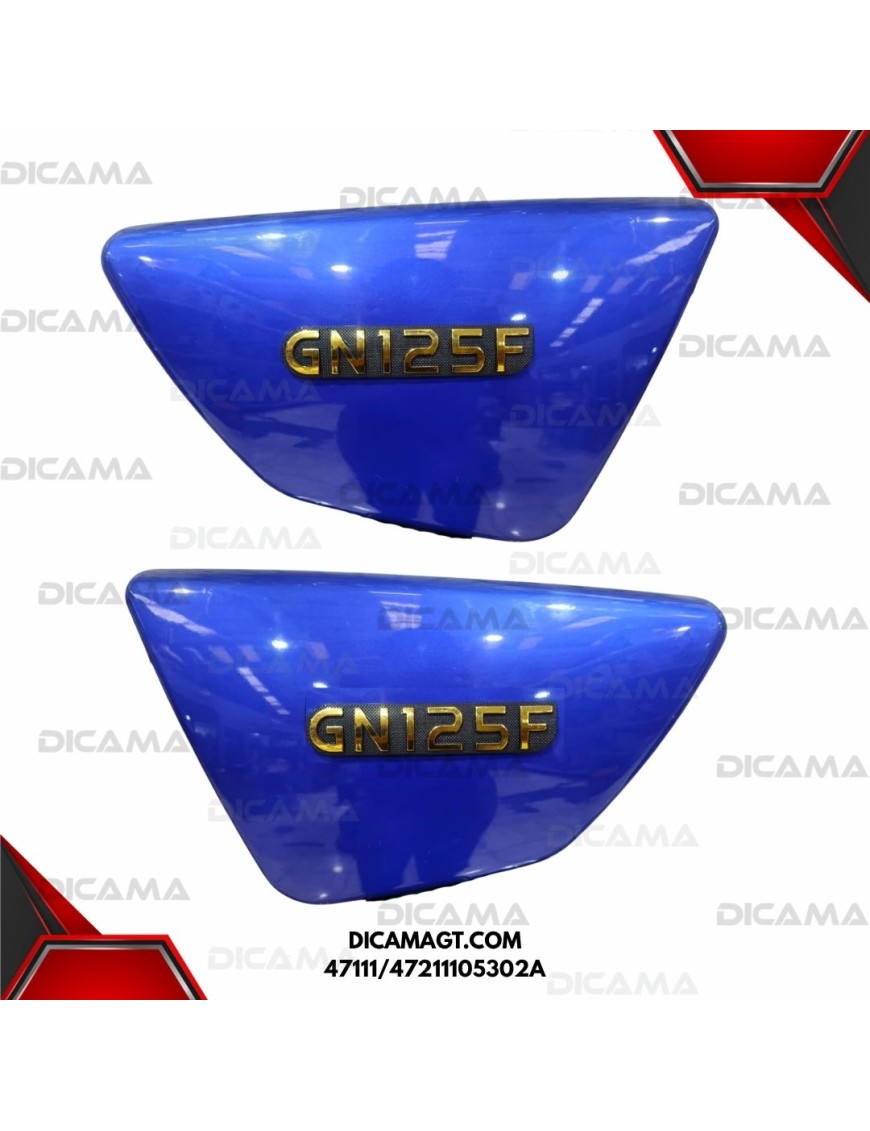 TAPADERAS SUZUKI  GN-125F PAR AZUL MODERNA CHINAS 47111/47211105302A