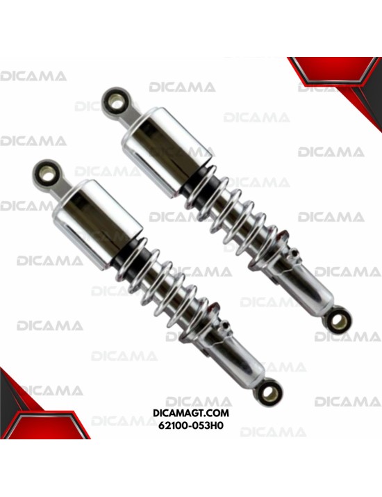 PAR DE SHOCKS TRASEROS SUZUKI GN-125 ANTIGUA KIMTEC 62100-053H0