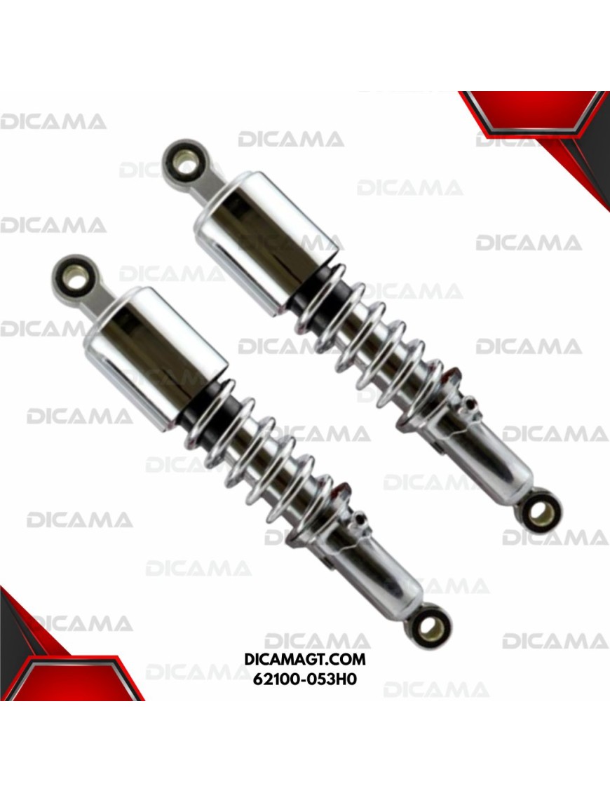 PAR DE SHOCKS TRASEROS SUZUKI GN-125 ANTIGUA KIMTEC 62100-053H0