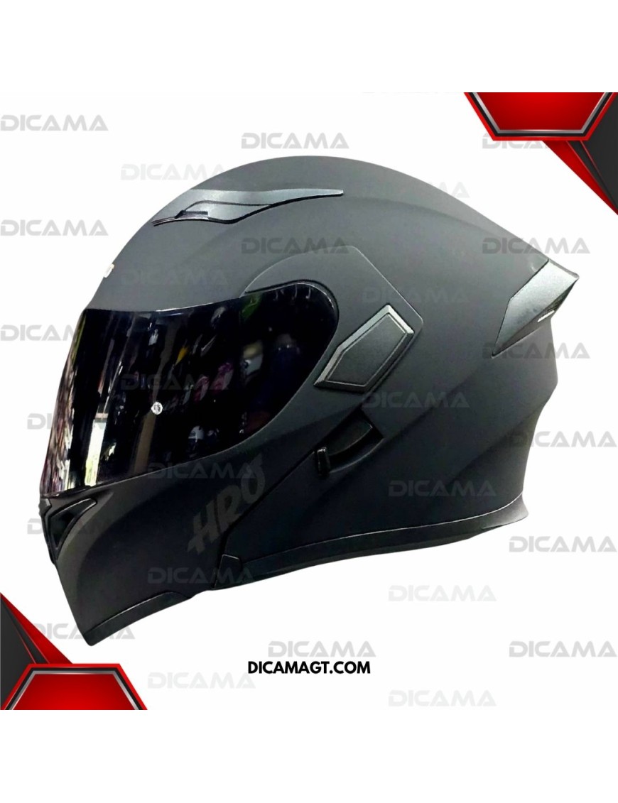 CASCO MOTORISTA XXL NEGRO MATE LISO 3400 HRO HRO-3400SDV-SOLID_XXL