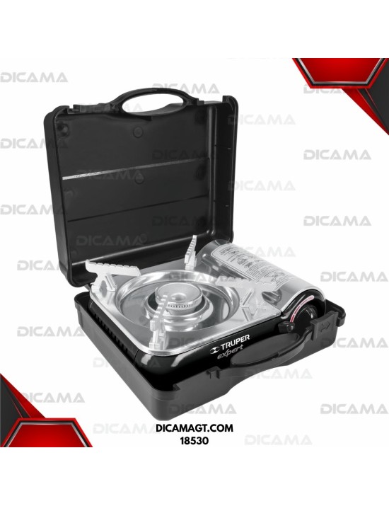 ESTUFA PORTATIL ENCENDIDO ELECTRONICO LATA 1/4 EXPERT TRUPER 18530