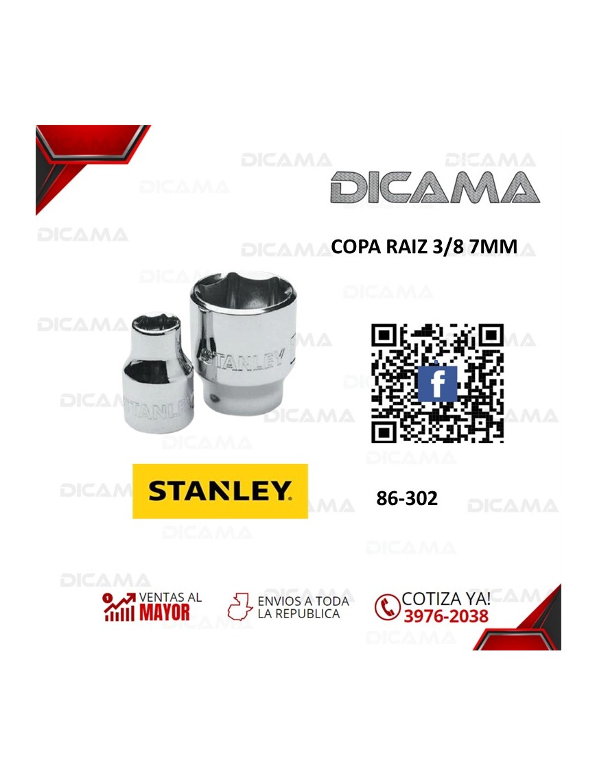 COPA RAIZ 3/8 7MM