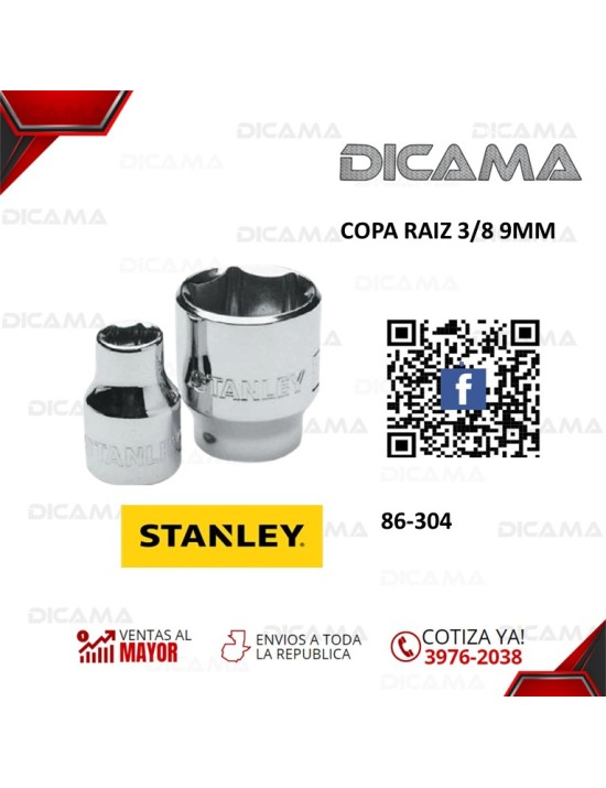 COPA RAIZ 3/8 9MM