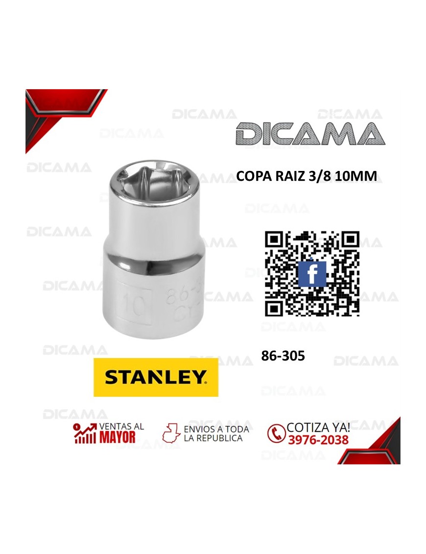 COPA RAIZ 3/8 10MM