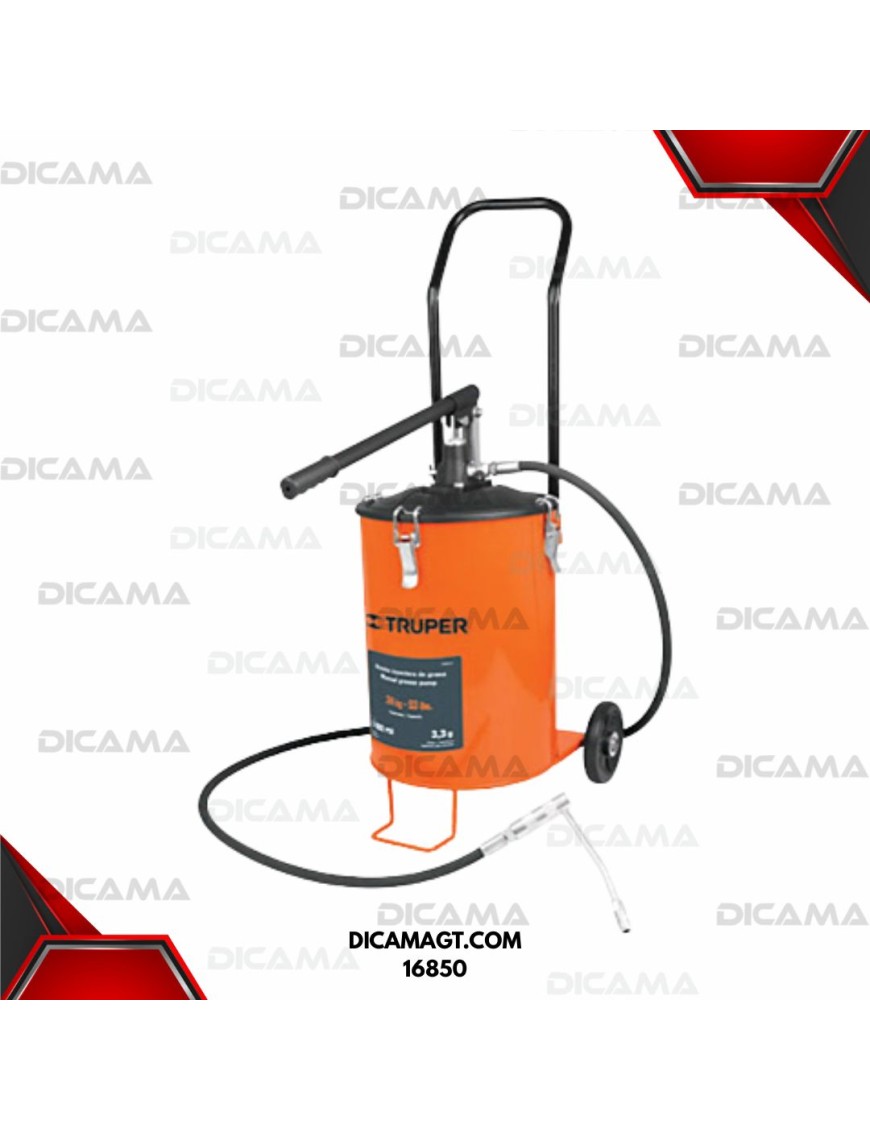 ENGRASADORA MANUAL 24 KILOS CUBETA TRUPER 16850