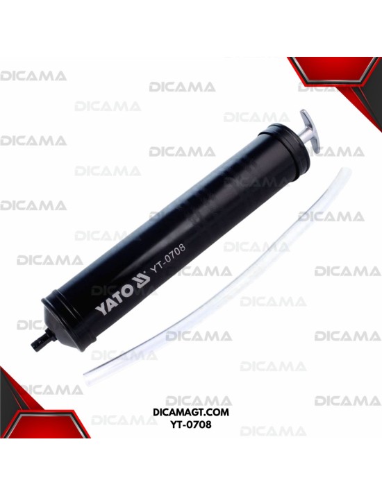 BOMBA PARA SUCCION DE ACEITE 0.5LTOS YATO YT-0708