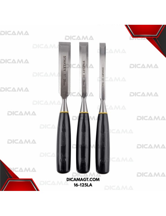 FORMON JUEGO 3 PZAS PARA MADERA STANLEY 16-125LA