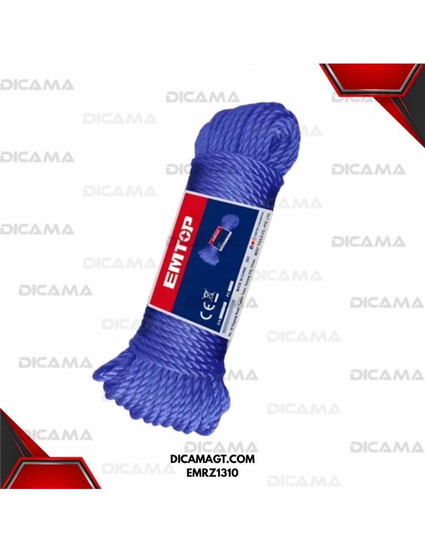 CUERDA 10MM X 15 METROS EMTOP EMRZ1310